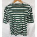 Nine West  Soft Spun Metallic Stripe Tshirt Size XS Photo 3