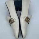 Gucci  Mystic white leather Malaga Kid GG Marmont Loafers 41 Photo 5