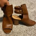 Bamboo Brown Heels Photo 0