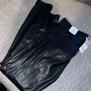 ZARA Leather Black Pants Photo 0