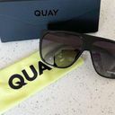 Quay Australia  No Curfew Oversized Shield Sunglass Black Polarized Photo 0