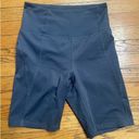 Girlfriend Collective  High-Rise Bike Short in Gray Y7 Yoga Collab Size Small Photo 1