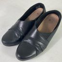 Clarks  Clogs Heels Women's Size 9 Black Comfortable Slip-On Footwear Business Photo 3