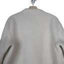 Bernardo  Womens L Double Breasted Faux Fur Coat in Cream NEW Photo 4