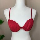 Vassarette  Red Sexy Lace Design Bra 34B Photo 0