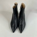 Everlane  The Editor Ankle Boots Black Leather Kitten Heel Size 8 Photo 4