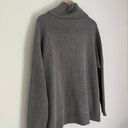 Vince Wool and Yak Turtleneck Sweater with Pockets in Grey Women’s Size Small Photo 8