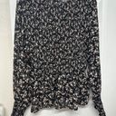 Petal and Pup BNWT!  Black Floral Smocked Peplum Long Sleeve Blouse - Size Smalll Photo 7