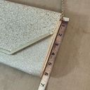 Call it spring  silver sparkly envelope style dressy shoulder bag purse Photo 4