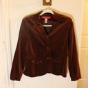 Anne Klein Vintage  70s Rusty Tan Velvet Blazer Size 8 Photo 5