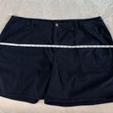 Lane Bryant  Casual Shorts Womens 28 Navy Flat Front Pockets High Waisted Lyocell Photo 5