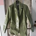 Princess Polly Good Vibes Blazer in Green Photo 1