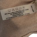 Commando  Luxury Riba Hoodie Sweatshirt Nude Brown Pima Cotton Women’s Size L Photo 7