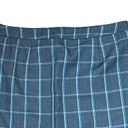 Gap  Pencil Skirt Size 6 Gray With Green Gray Windowpane Womens Lined 32X16 Photo 1