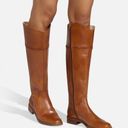 Jack Rogers  Brown Leather Adaline Knee High Zip Up Equestrian Riding Boot 7.5 Photo 0