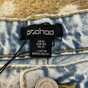 Boohoo  Acid Wash distressed denim mom shorts women’s size 12 Photo 6