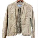 Marc New York  Andrew Marc Faux Leather Moto Jacket Size Small Photo 2