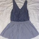 Doe & Rae pinstripe peplum top Photo 0