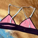 Lululemon  Triangle Bikini swim top surf to sand pink and purple size 6 Photo 4