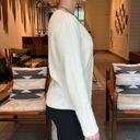 Jil Sander  100% Cashmere Cream 3 Button Cardigan Size EU 42 Photo 4