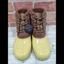 London Fog  Women's Size 6 Winley Duck Boots Brown Cream Color NWT Photo 2