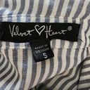 Velvet Heart Blue Striped Button-Down Blouse, Women's S Photo 5