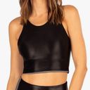 Koral  Womens size S Bruna Reversible Sports Bra Black Silver Shine Gym Glitter Photo 61