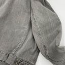 L.L.Bean  Grey Jean Jacket Denim Gray‎ Stretch Large Photo 9