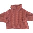 Nordstrom Freshman Size Small Pink Cable Knit Sweater Photo 1