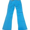 Jordache Y2K  Low Rise Stretch Boot Cut Jeans Turquoise Blue Size 3/4 Photo 1