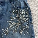 Free People Bejeweled Mini Jean Skirt Photo 2