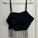 Nasty Gal  Tassel Beaded Trim Cropped Cami Top Photo 3