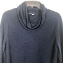 Adrienne Vittadini Adrienne Vattadini Cowl Neck Tunic Pullover Blue Sweater Size M Photo 2