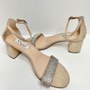 Nina  Sandals Womens Size 8.5 Eloise Ankle Strap Crystal Detailed Block Heel Photo 3