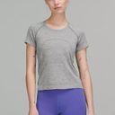 Lululemon  Swiftly Tech Short-Sleeve Shirt Grey 2.0 Hip Length 4 Gotpcore Hiking Photo 0