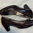 Ecco  Brown Marbled Heels Size 40 Photo 6