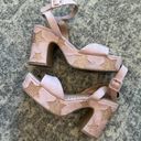 Betsey Johnson  Claude Platform Star Sandals, Taupe Photo 4