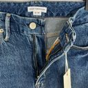 Good American New  Slim Straight High Rise Raw Hem Ankle Jeans Blue Size 4 / 27 Photo 13