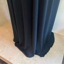 Laundry by Shelli Segal  Black Ruched Beaded Women Size 4 Formal Maxi Dress Gown Photo 5