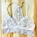 Aerie  Lace Bralette Womens Size Medium Cream/Ivory Racerback Photo 0