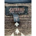 Shyanne  Aztec Open Front Cardigan Women’s Small Wool Blend Casual Southwestern Photo 5