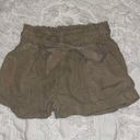 Sneak Peak Fabric Tie Front Shorts  Photo 4