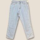 Arizona Jeans Arizona Jean Co. Mom Jeans Light Wash Indigo 13 Juniors Photo 0