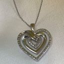 Heart shaped pendant necklace. NWT. Sterling silver. Love. Charm. Silver chain. Photo 8