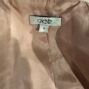 Cache Cach'e Jacket Pink Cream Woven Textured Classic Lines Sculpted Belted Blazer Photo 7