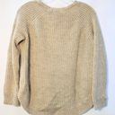 H&M V neck sweater Size M Oatmeal Wheat Photo 1