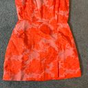 Showpo Orange Floral Homecoming Dress Photo 1