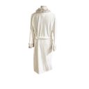 Carole Hochman  Women Robe M Ivory Faux Fur Plush Wrap with Pockets Long Sleeve Photo 2