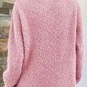 Lulus  Sweet Whispers Mauve Multi Eyelash Knit Turtleneck Sweater Dress Photo 1