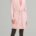 Lululemon Cotton - Cashmere Knit Wrap - Heathered Dew Pink Photo 1